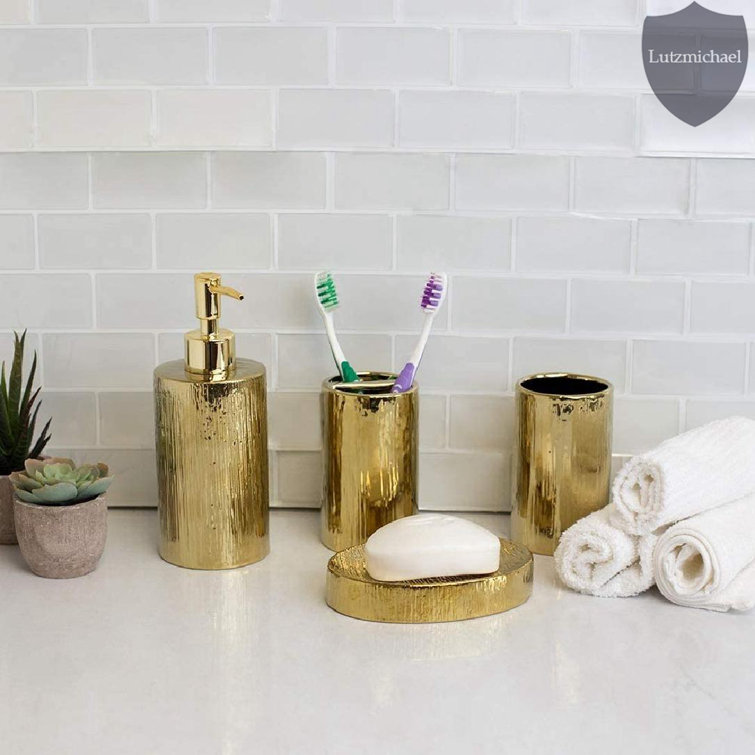 Mercer41 4 Piece Bathroom Accessory Set Wayfair